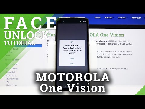 How to Enable Face Unlock in Motorola One Vision - Screen Protection