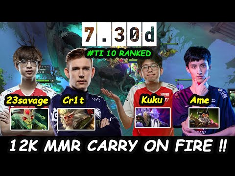 T1 23savage Medusa vs PSG LGD Ame Wraith King Feat KuKu Cr1t Dota 2 Ti10 Ranked