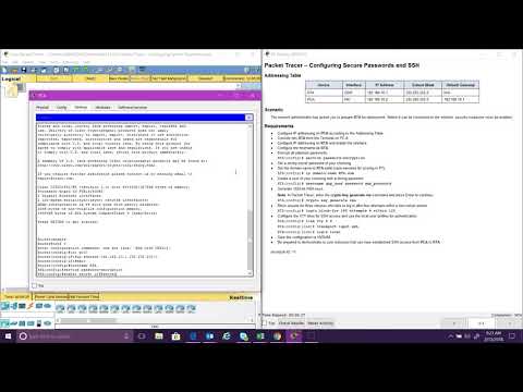 Configuring secure passwords and SSH