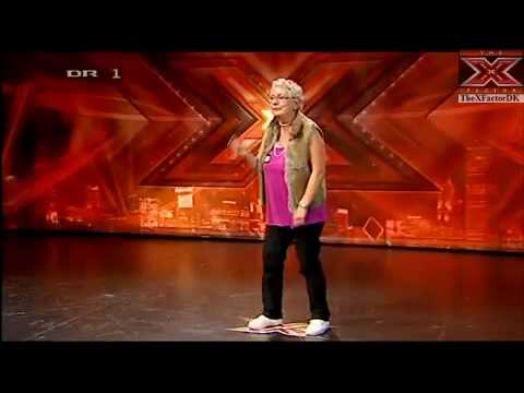 X Factor 2010 DK - Mormor Grethe rapper
