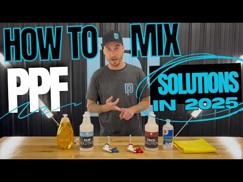 How to mix PPF Solutions in 2025