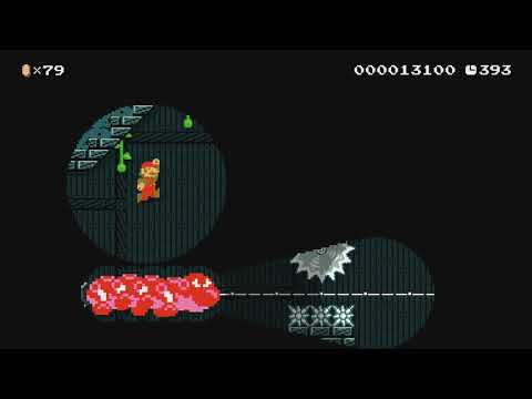 The Descent (デイセソト) by ɛpsilon - Super Mario Maker 2 - No Commentary 1bu