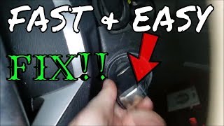 HOW TO REMOVE KEY STUCK IN IGNITION - EASIEST 2 MINUTE FIX!