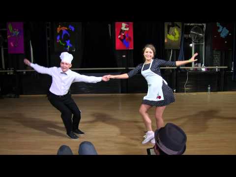 Nadezhda Dikanova & Evgeniy Rodionov at Tantsclass Cup 2014 Lindy Hop Showcase Light