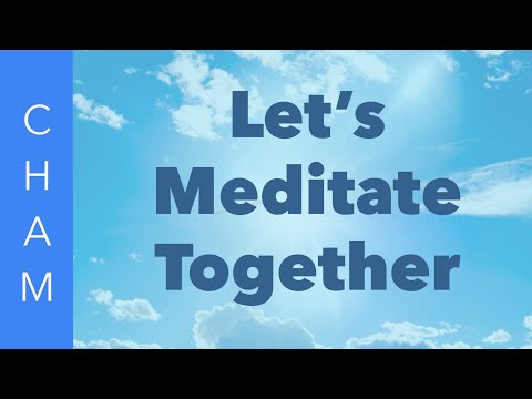 'Let's Meditate Together' - Please Find a Center Near You and Let's Meditate Together! #meditation