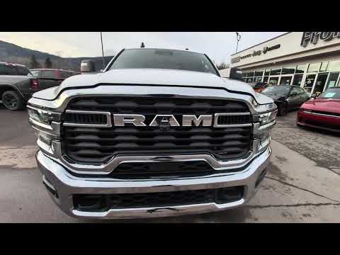 2026 Ram 3500 Big Horn 4x4 Crew Cab 8' Box in White for sale at Frontier Chrysler Dodge Jeep Ram Fiat Ltd. in Smithers, BC