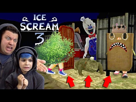 ICE SCREAM 3 GAMEPLAY! We Found All The Secrets (NEW PET, LIZ IS A BUSH, CHARLIE IS A BOX and MORE)