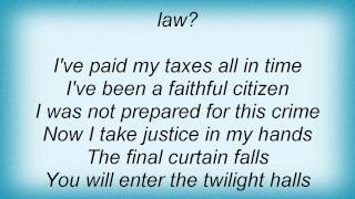 Destruction - The Final Curtain Lyrics