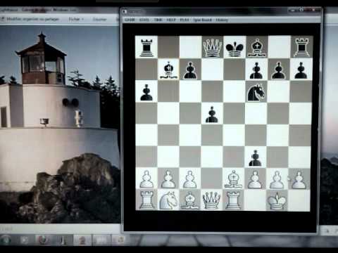 Šahovska miniatura dvostruki  šah - NIMCOVIČ vs RYCKHOFF # 99 sah i mat