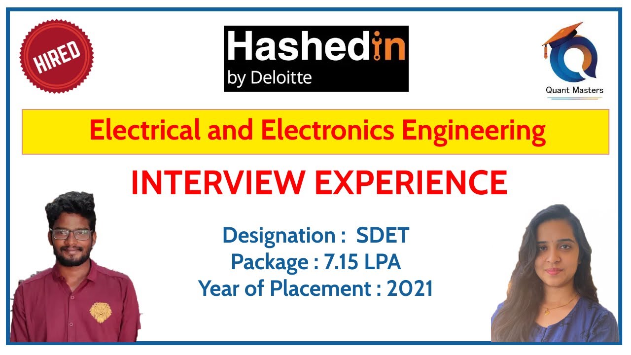Hashedin By Deloitte Interview Experience - 2022 Designation: Software Development Engineer in Test