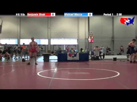 Benjamin Stroh vs. Michael Mocco at 2013 Junior Nationals - FILA - FS