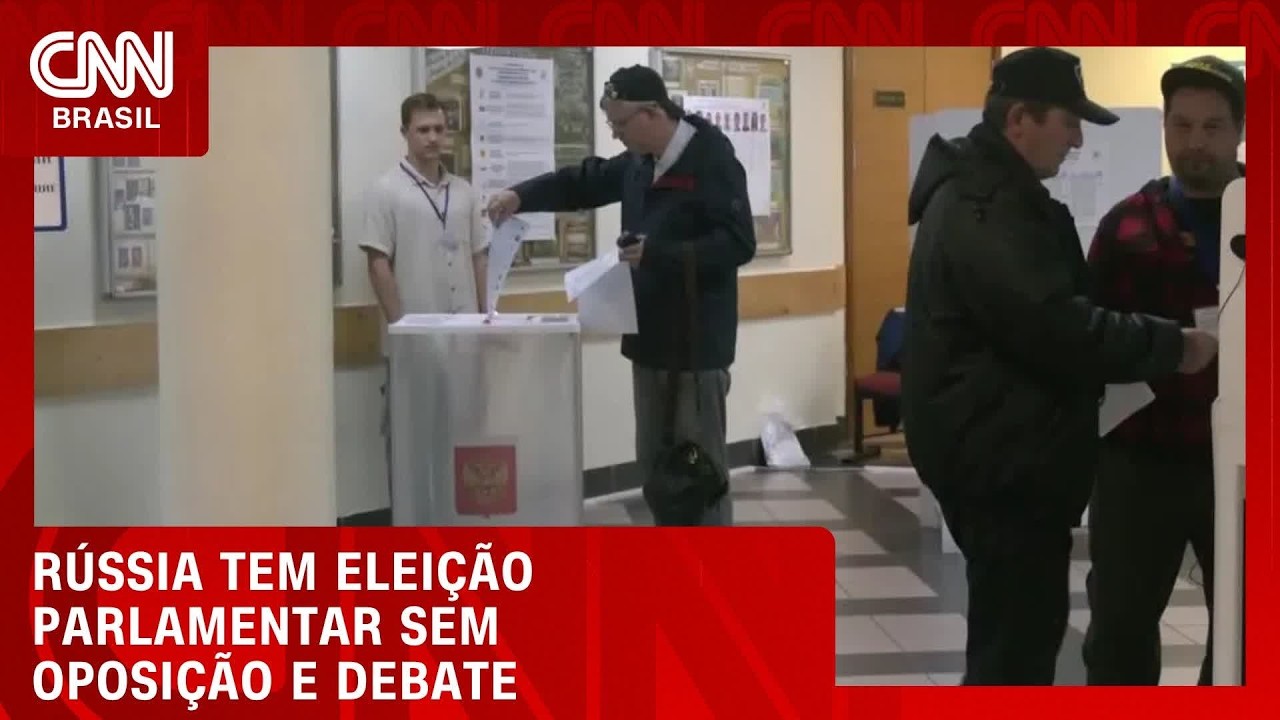 Rússia realiza eleições parlamentares sem oposição em meio à guerra | LIVE CNN
