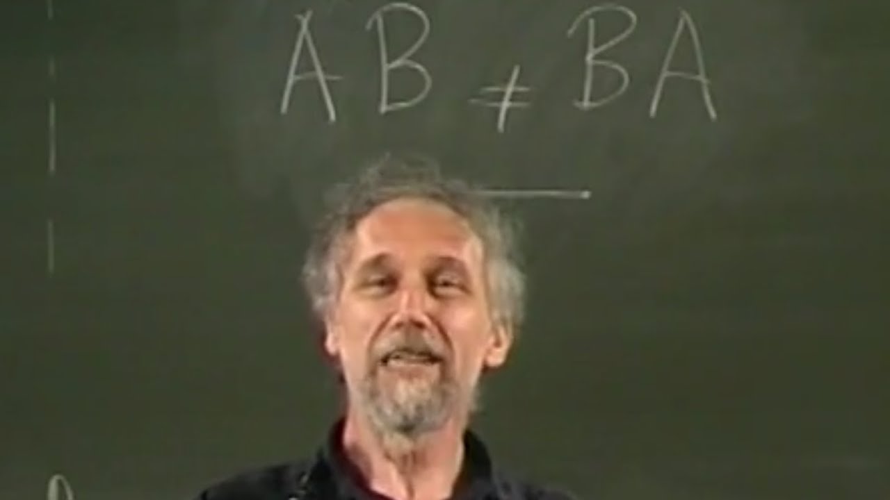 Alain Connes - Mathématiques du monde quantique (utls, 2000)