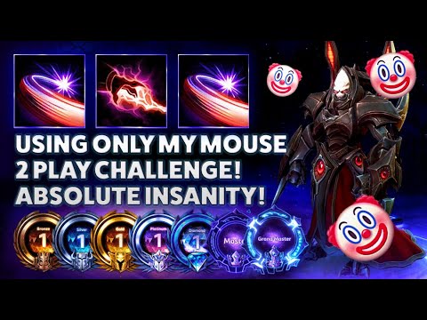 Alarak Counterstrike -USING ONLY MY MOUSE 2 PLAY CHALLENGE! ABSOLUTE INSANITY! - Hardstuck Bronze 5