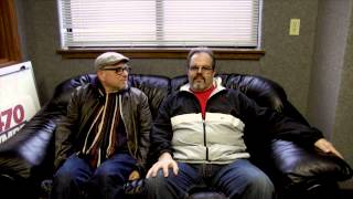 Greg's Big Black Couch with Bobcat Goldthwait