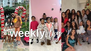 THE TWINS 5TH BDAY | QUICK OUT OF TOWN TRIP, SPA PARTY & I SURPRISE MY BEST FRIENDS WITH FRIENDMAS !