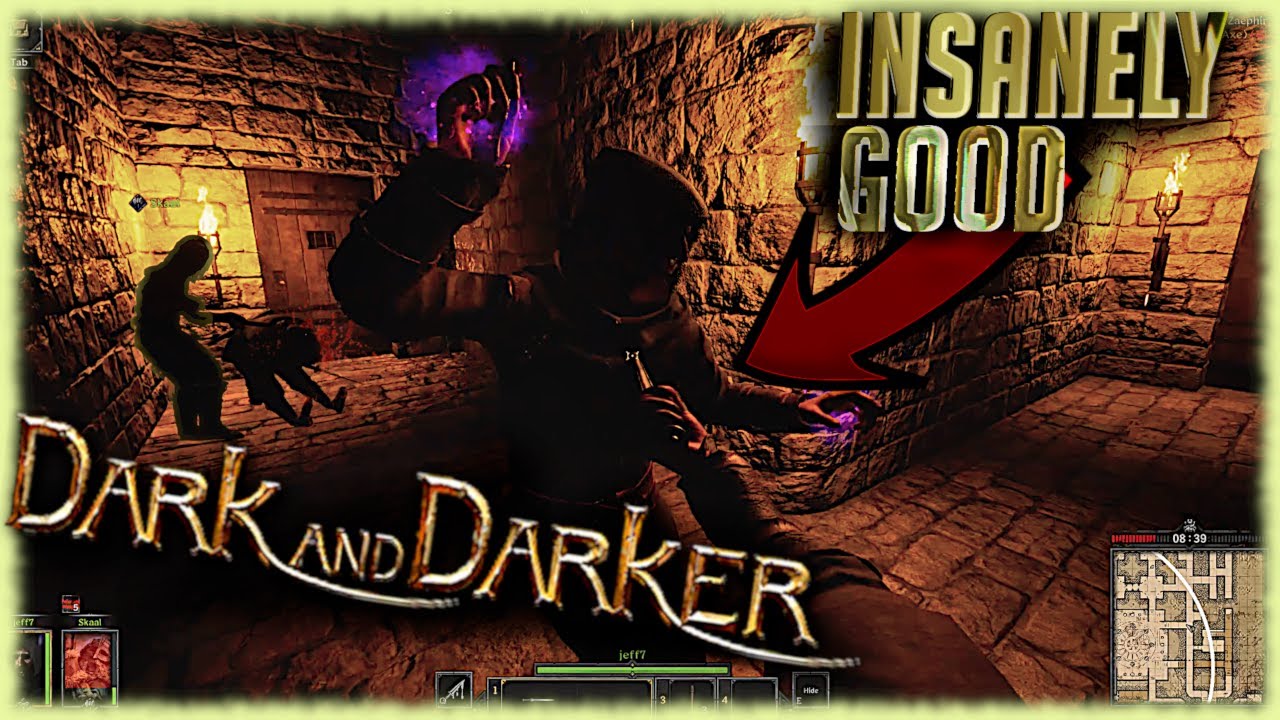 THIS GAME IS INSANE 😱 - Dark and Darker Playtest! (Funny & Epic Moments) #DarkAndDarker