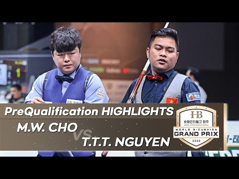 PQ - 조명우 Myung Woo CHO vs 윙 트란 탄 뚜 Tran Thanh Tu NGUYEN. H/L