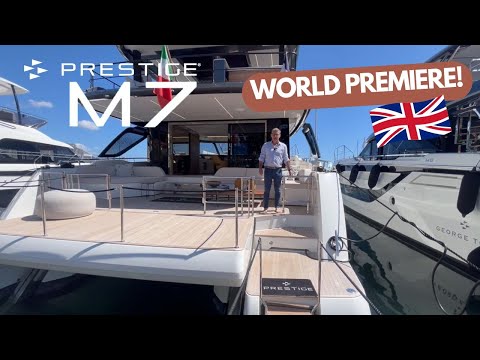 M7 Prestige Yachts - World premiere of a motor catamaran yacht