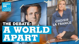 A world apart: Macron and Le Pen split over Ukraine, Europe • FRANCE 24 English
