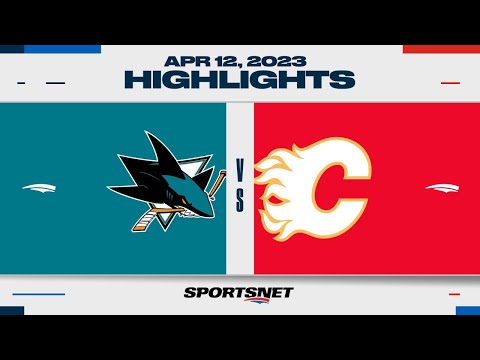 NHL Highlights | Sharks vs. Flames - April 12, 2023