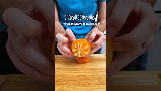 Hack to cut an orange! #shorts