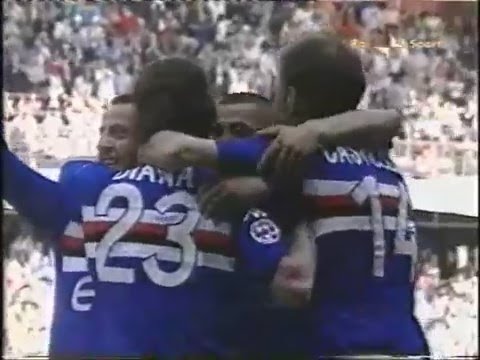 Sampdoria 3-0 Lecce - Campionato 2004/05