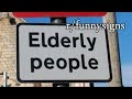 R Funnysigns Elderly People