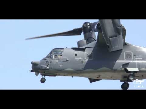 [4K] USAF CV 22B Osprey in action