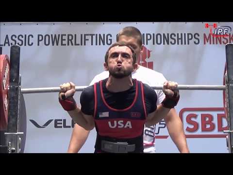 William Tenerelli - 560kg 4th Place 59kg - IPF World Classic Powerlifting Championships 2017