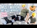 MUST WATCH HIIT, TABATA & LEG WORKOUT | PROTEIN PANCAKES