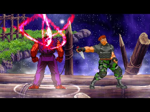 Shin Akuma vs Jack Krauser - Battle-hardened