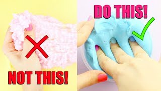 HOW TO FIX EVERY SLIME😱  SLIME HACKS TO MAKE THE BEST. SLIME. EVER.