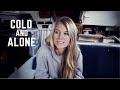 COLD and ALONE // Plus a Moisture Update! // Winter Boat Life