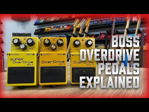 Boss Overdrive Pedals Explained OD-1/OD-3/SD-1