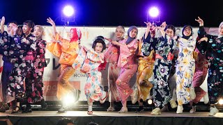 すみれが舞うProduceインドネシアH＆Cサポート連