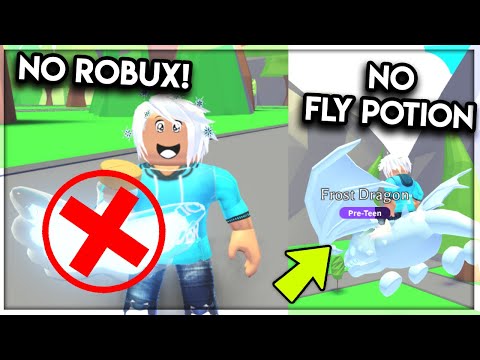 Fly Your Pet *WITHOUT* A FLY POTION in Adopt Me! (NO ROBUX NEEDED) Roblox