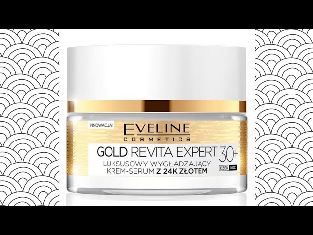 Vídeo relacionado con Eveline Cosmetics Gold Lift Expert Lujoso suero reafirmante con oro de 24 quilates 40+ Crema facial hidratante antiarrugas | 50ML | Sérum facial para pieles maduras y sensibles