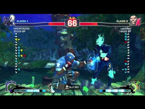 HIROPON [Seth] vs Cab [Balrog] SSF4 Japanese Online Ranked Matches - TRUE-HD