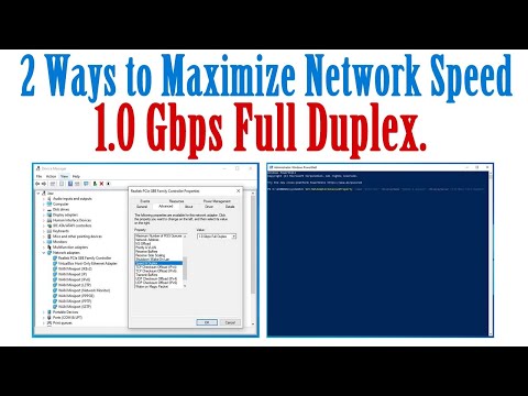 How to Change Network Speed & Duplex to 1Gbps Full Duplex.