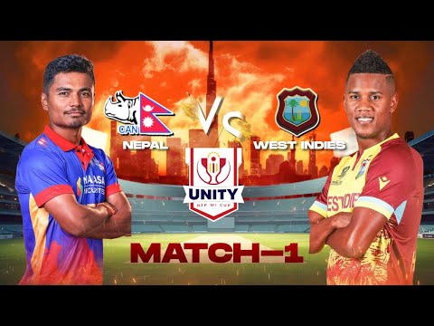 Unity Cup Nepal Vs West Indies 2025 || LIVE || Match 1 ||