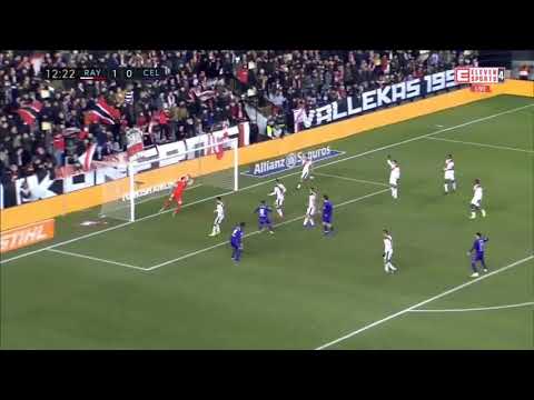 Gol de Celta de Vigo contra Rayo Vallecano Nestor Araujo