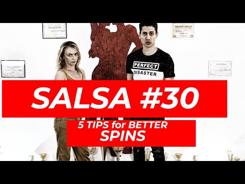 Salsa Tutorial 30 - 5 tips for better spins (which fingers to use?!?!?) | by Marius&Elena