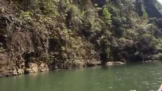 preview picture of video 'Myra's Laguna River Boat Trip Pagsanjan Falls part 1'