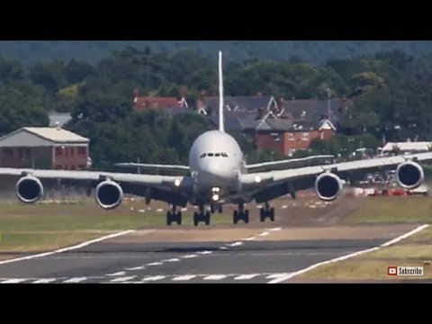 FARNBOROUGH AIR SHOW 2018 warm up   AIRBUS A400  A380...