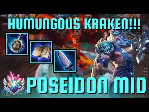HUMUNGOUS KRAKEN!! - Poseidon Mid Smite 2 Gameplay