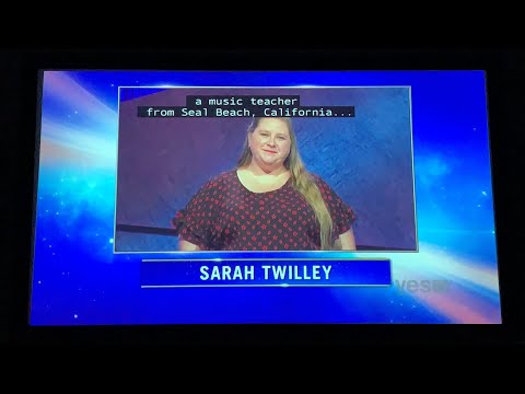 Jeopardy, intro - Sarah Twilley Day 2 (9/21/20)