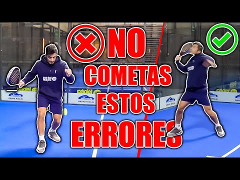 ❌ ESTOS 5 ERRORES❌ te hacen PERDER PARTIDOS | TUTORIAL de PADEL