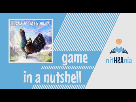 Game in a Nutshell - Clash of Galliformes (how to play) 