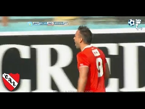 Gol de Parra. Brown 0 Independiente 1. Fecha 22. Torneo Primera B Nacional.Fútbol Para Todos